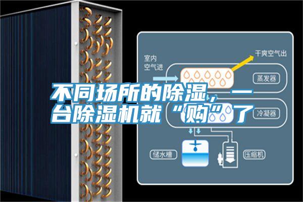 不同場所的除濕，一臺除濕機就“購”了