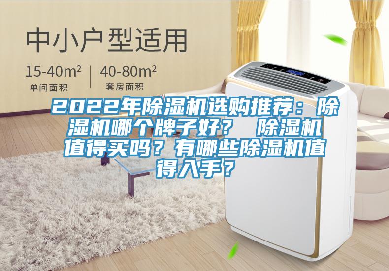 2022年除濕機選購推薦：除濕機哪個牌子好？ 除濕機值得買嗎？有哪些除濕機值得入手？