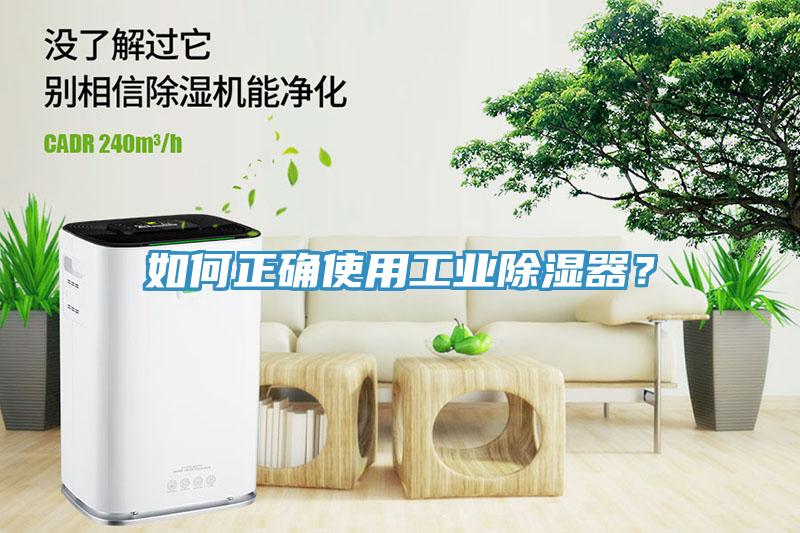 如何正確使用工業除濕器？