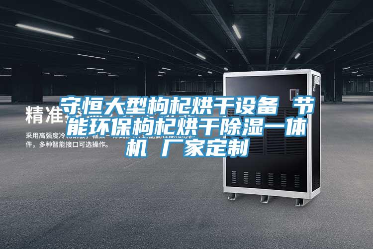 守恒大型枸杞烘干設備 節能環保枸杞烘干除濕一體機 廠家定制